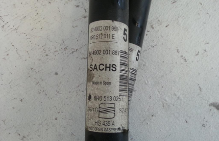 Seat Ibiza 6J Bj.10 Satz Sto&szlig;d&auml;mpfer Hinterachse 1.4 TDI 6R0512011E